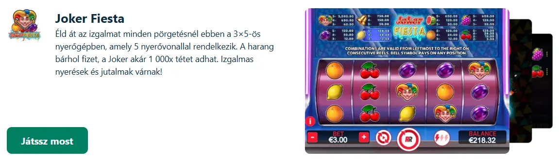 BoaBet Casino játékkatalógus